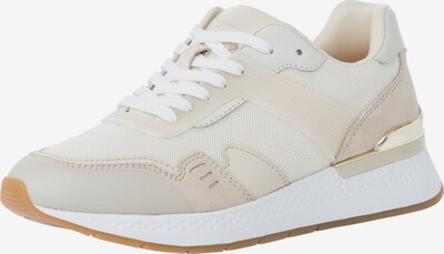 Tamaris Fashletics Sneaker in beige / creme / gold, Produktansicht