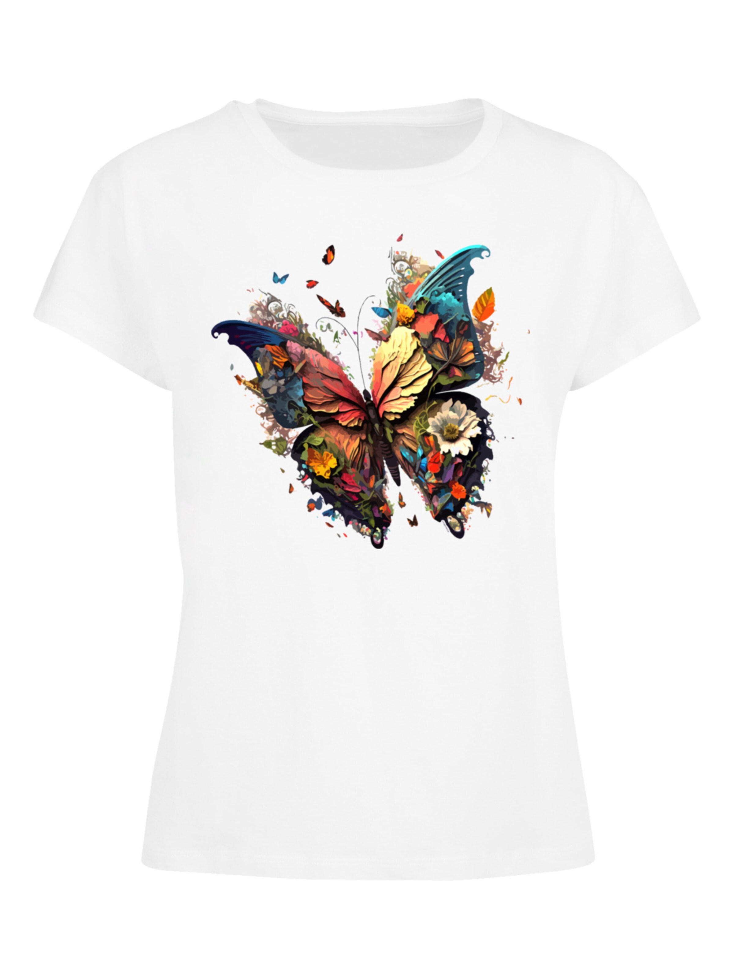 T-shirt F4NT4STIC en blanc : devant