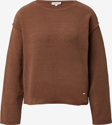Pull-over s.Oliver en marron : devant