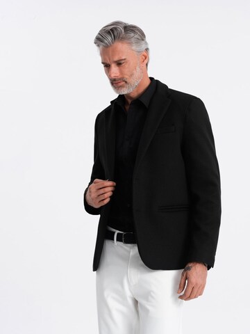 Coupe regular Veste de costume Ombre en noir