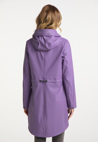 Schmuddelwedda Between-Seasons Coat in Purple