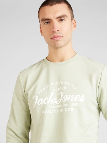 JACK & JONES Sweatshirt 'JJFOREST' in Grün
