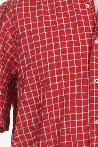 LACOSTE Button Up Shirt in XL in Red
