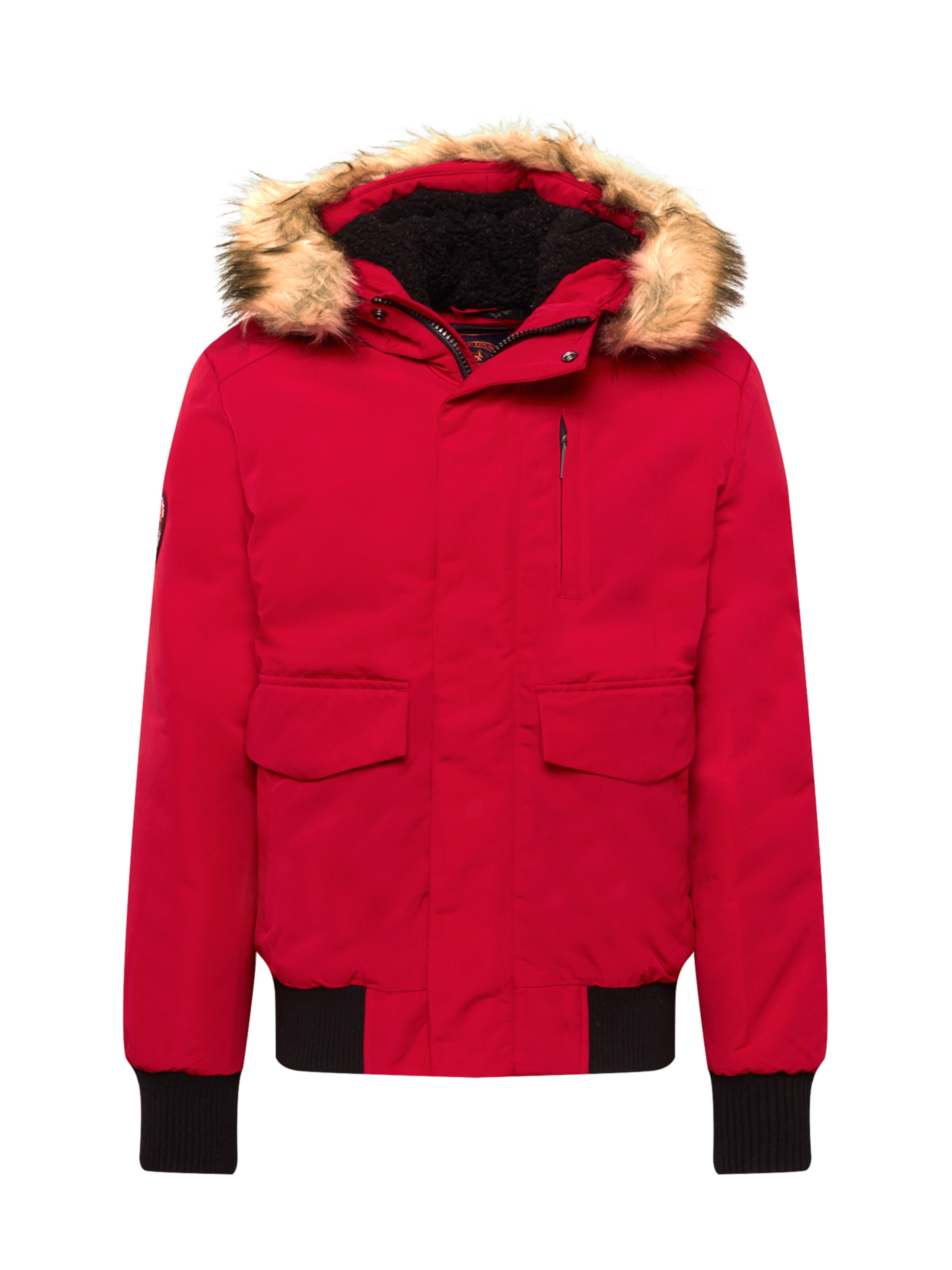 5r5sf Uomo Superdry Giacca invernale EVEREST in Rosso 
