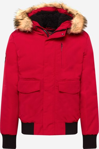 Veste mi-saison 'Everest' Superdry en rouge : devant