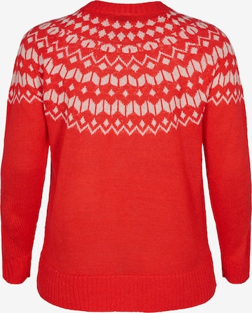 Zizzi Sweater in Red