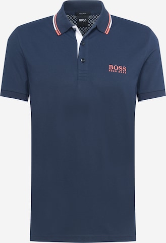 BOSS ATHLEISURE Poloshirt 'Paddy' in Blau: front