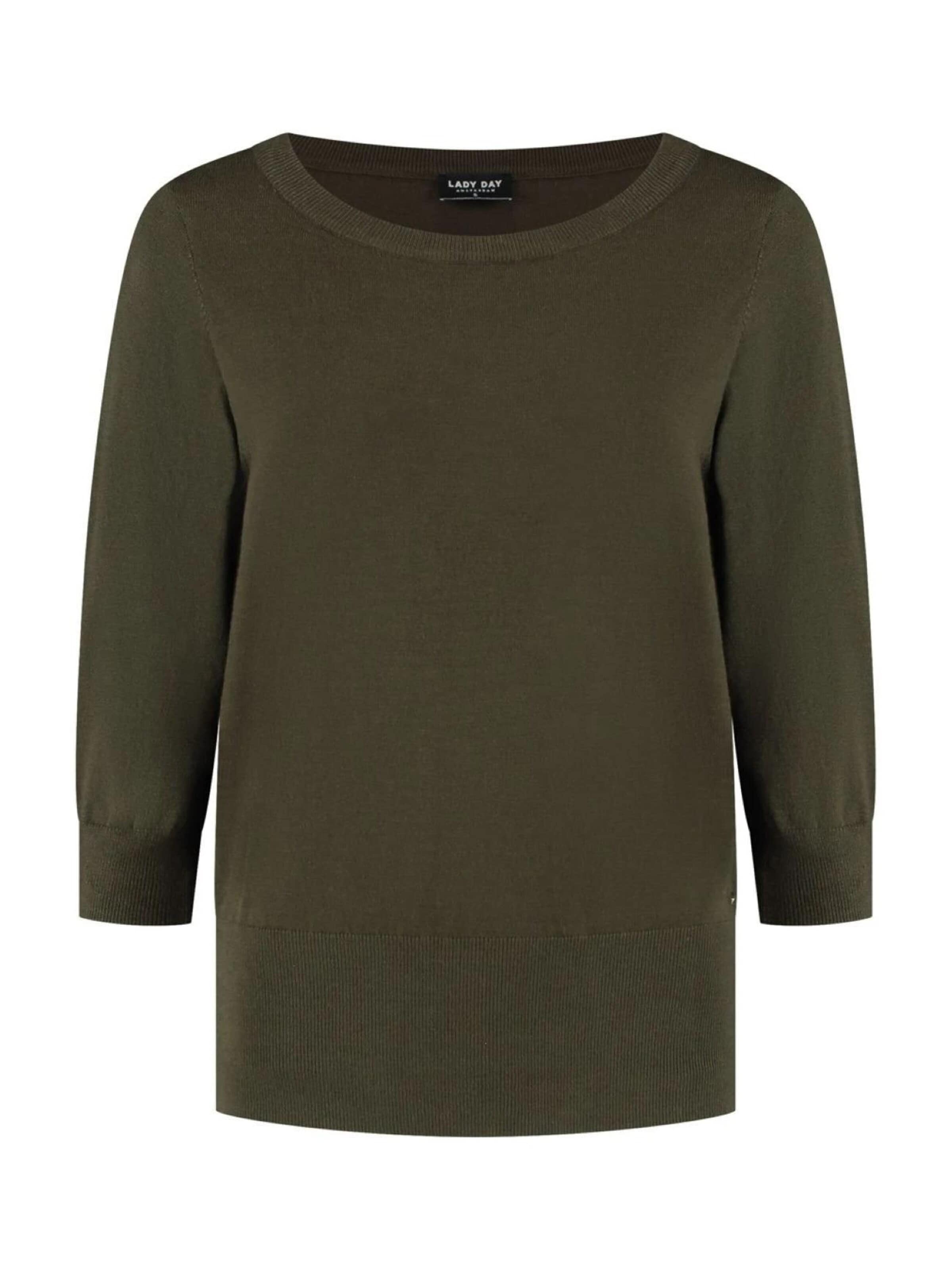 Lady Day Sweater 'Lady Day Eva deep forest' in Green