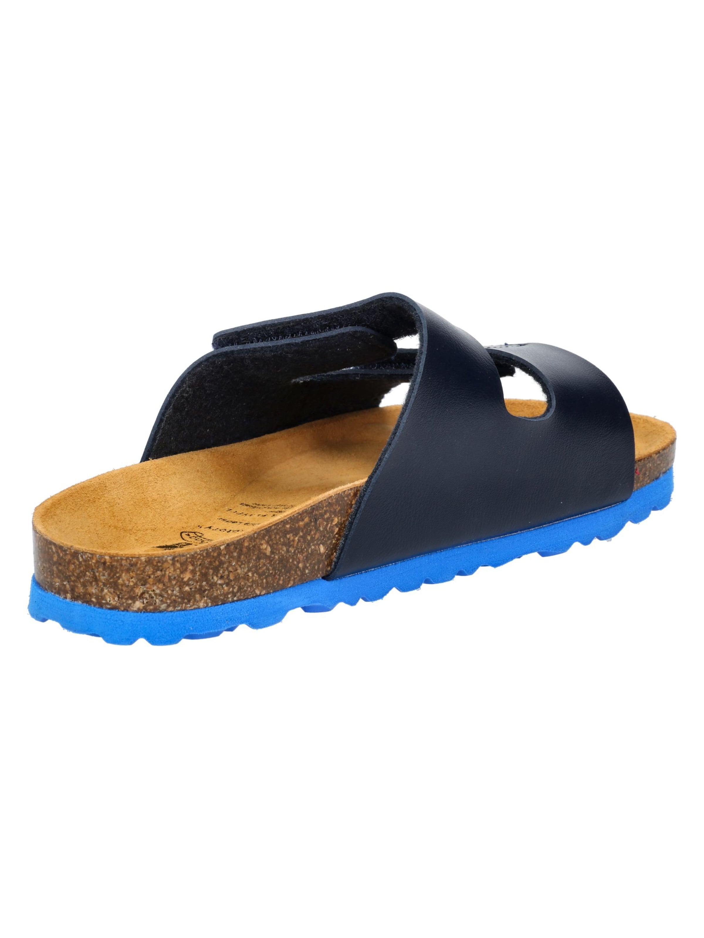 LICO Pantolette 'Bioline Velcro' in Blau