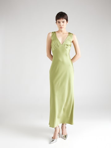 Abercrombie & Fitch Společenské šaty – zelená: přední strana