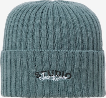 Bonnet 'Jacblack Friday' JACK & JONES en bleu : devant