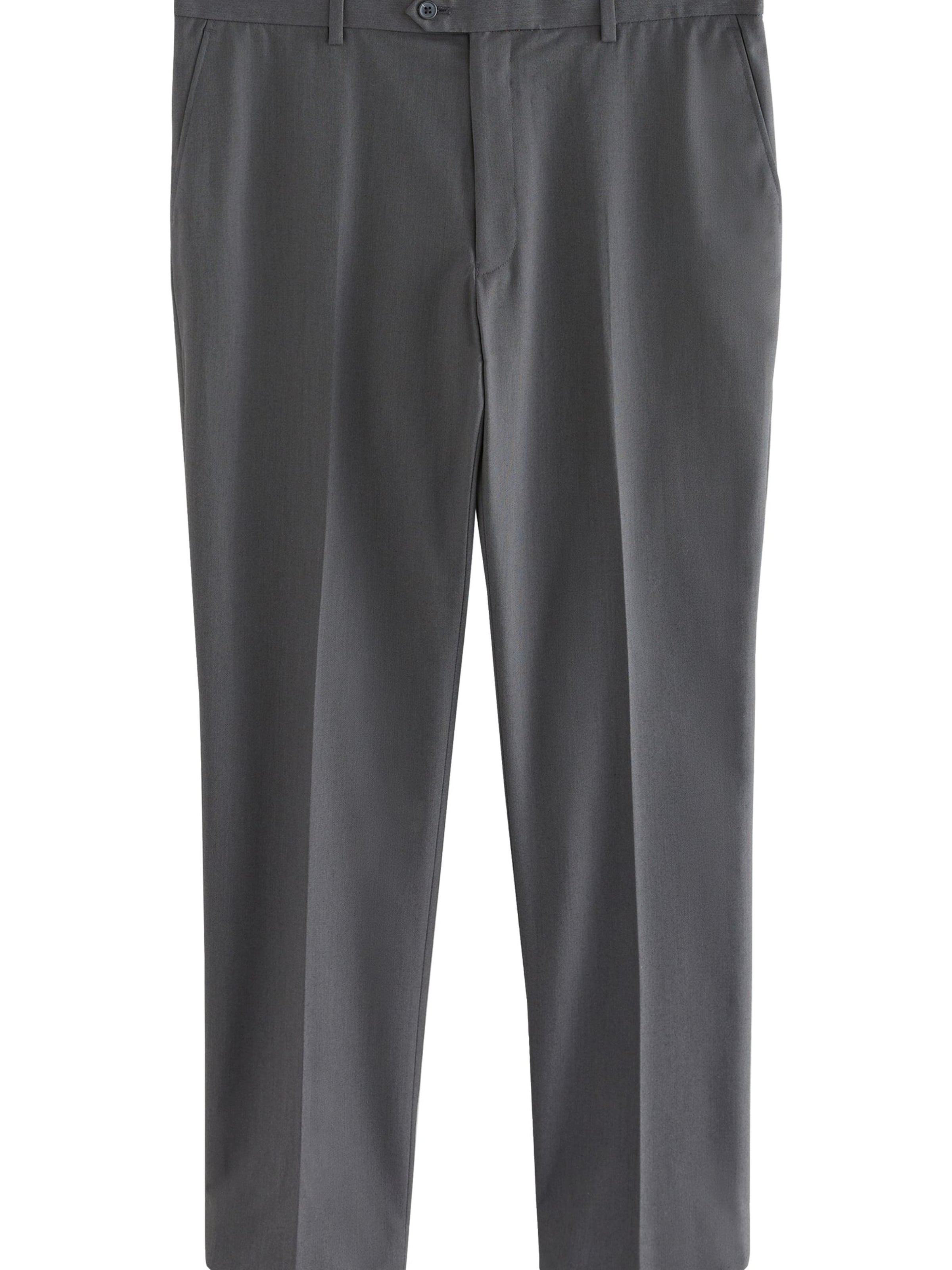 Next Обычный Плиссированные брюки в Серый: спереди