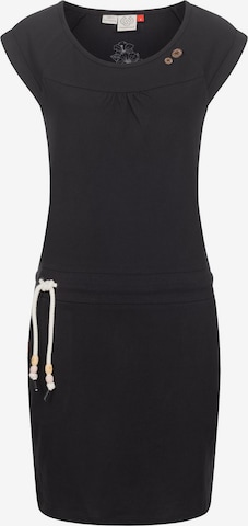 Ragwear Summer Dress 'Penelope' in Black: front
