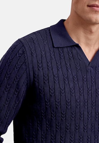 zero Pullover in Blau