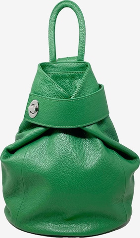 CHICCA BORSE Rugzak in Groen: voorkant