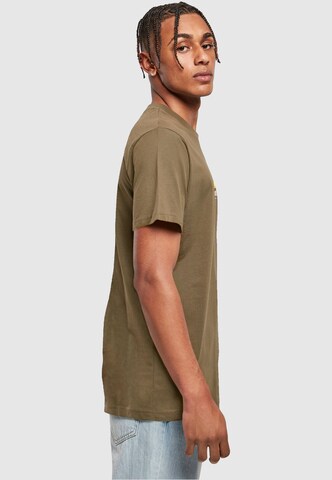 Merchcode Shirt 'For The Best Dad' in Green