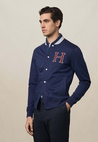 Hackett London Sweatvest 'Heritage' in Blauw
