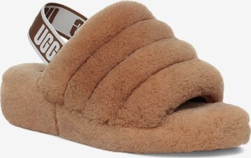 UGG Slippers 'Fluff Yeah' in Brown