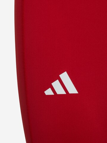 ADIDAS PERFORMANCE Skinny Sportbroek 'ADIZERO' in Rood