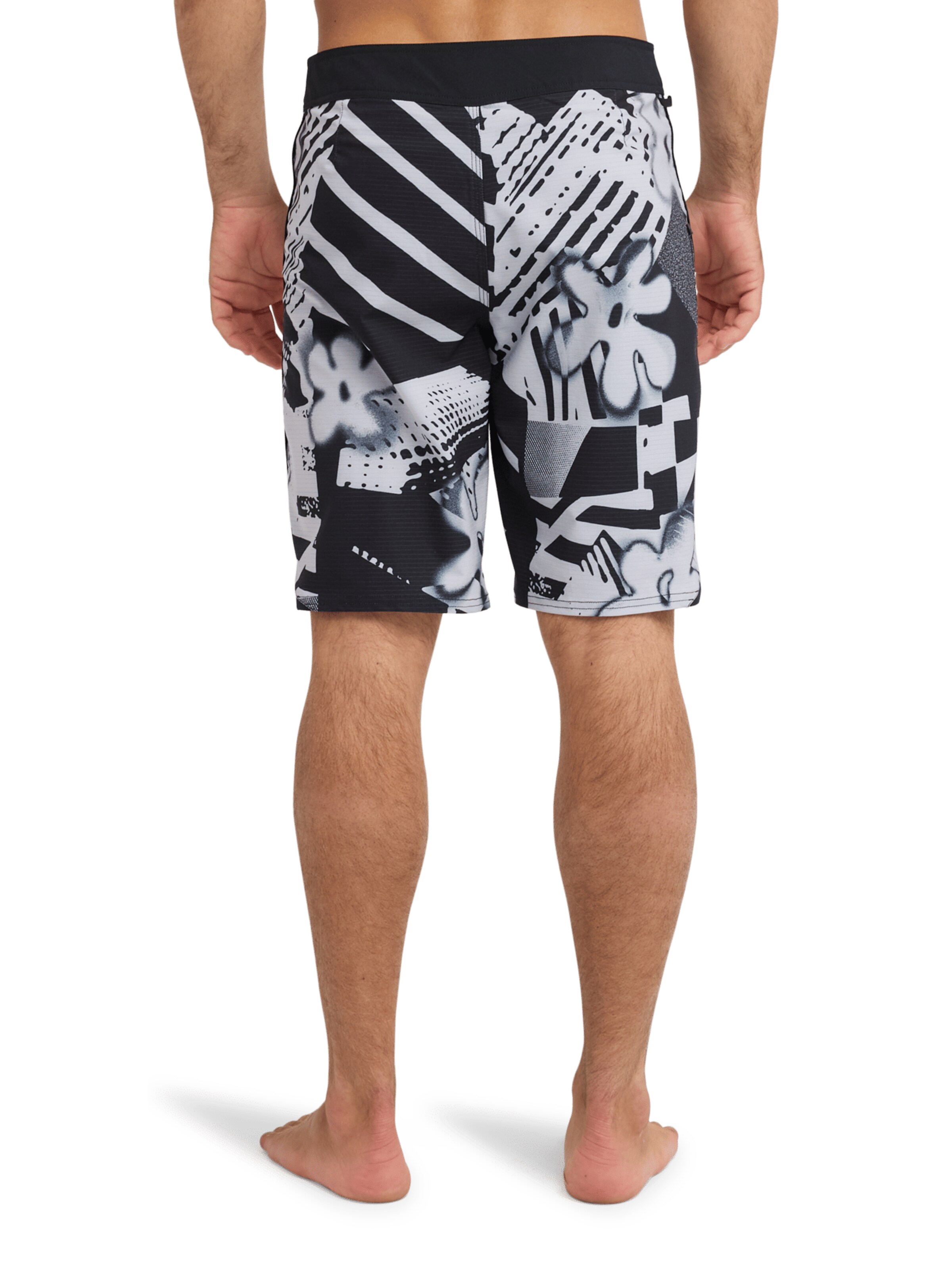 QUIKSILVER Swimming Trunks 'Highline Printed 20' in Black