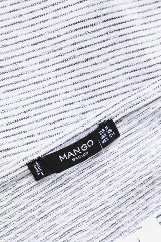 MANGO Longsleeve-Shirt S in Weiß