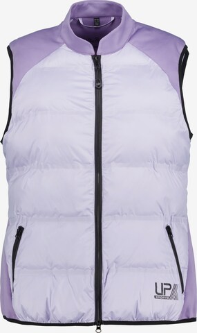 Ulla Popken Bodywarmer in Wit: voorkant