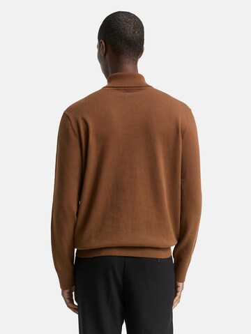 TOM TAILOR DENIM Sweater in Brown