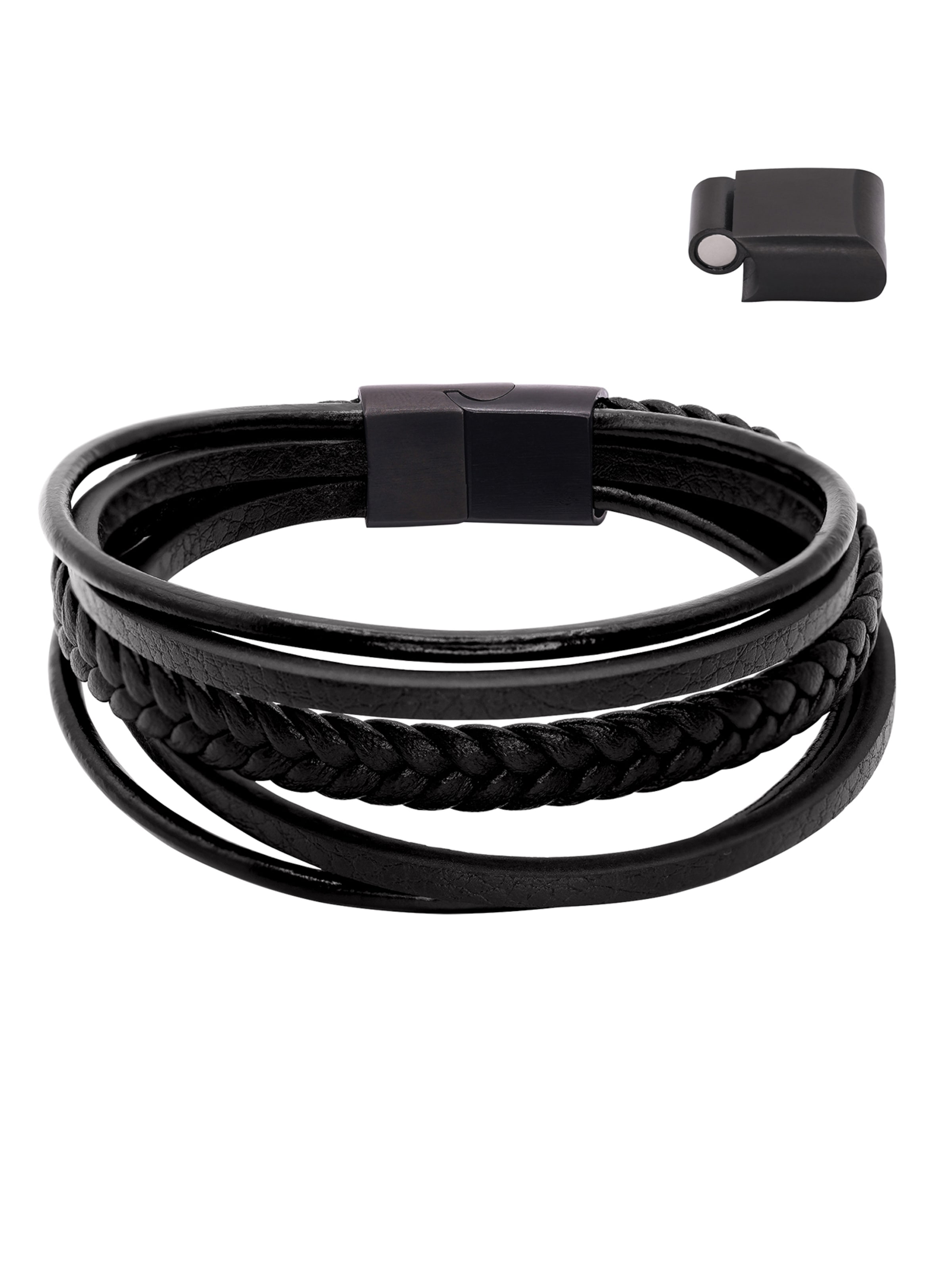 Heideman Bracelet 'Joris' in Black: front