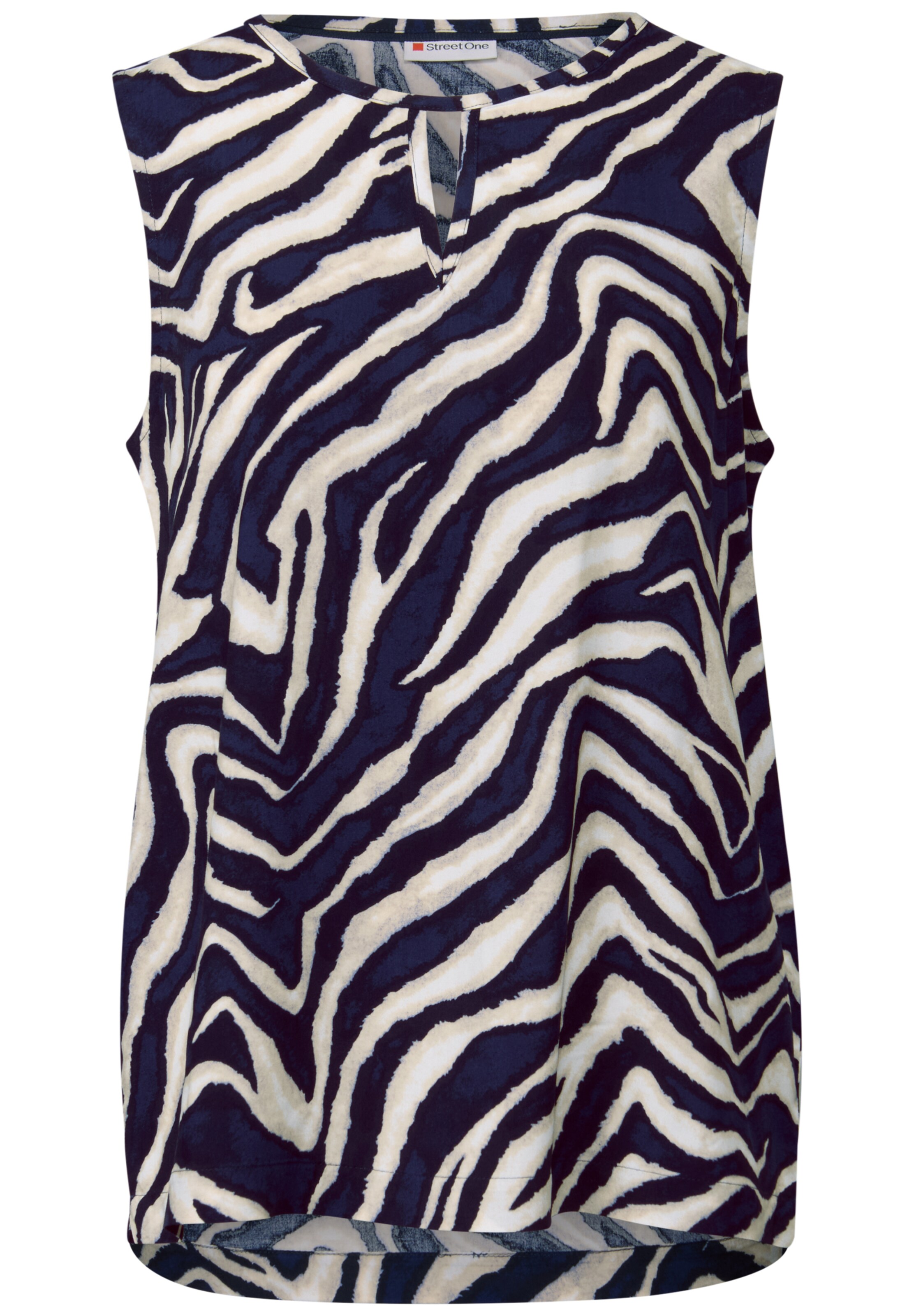 STREET ONE Blouse in Blue: front