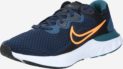 NIKE Løbesko 'Renew Run 2' i mørkeblå / orange, Produktvisning
