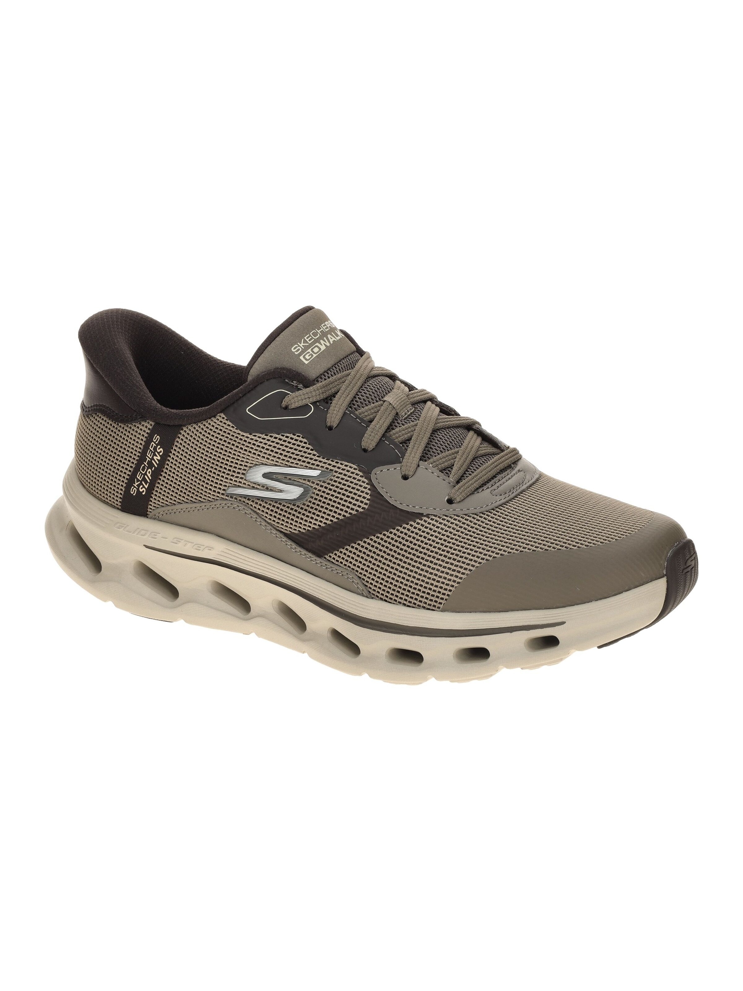 SKECHERS Loopschoen 'Go Walk' in Grijs: voorkant