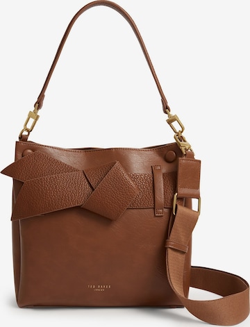 Sac bandoulière 'Sonia' Ted Baker en marron : devant