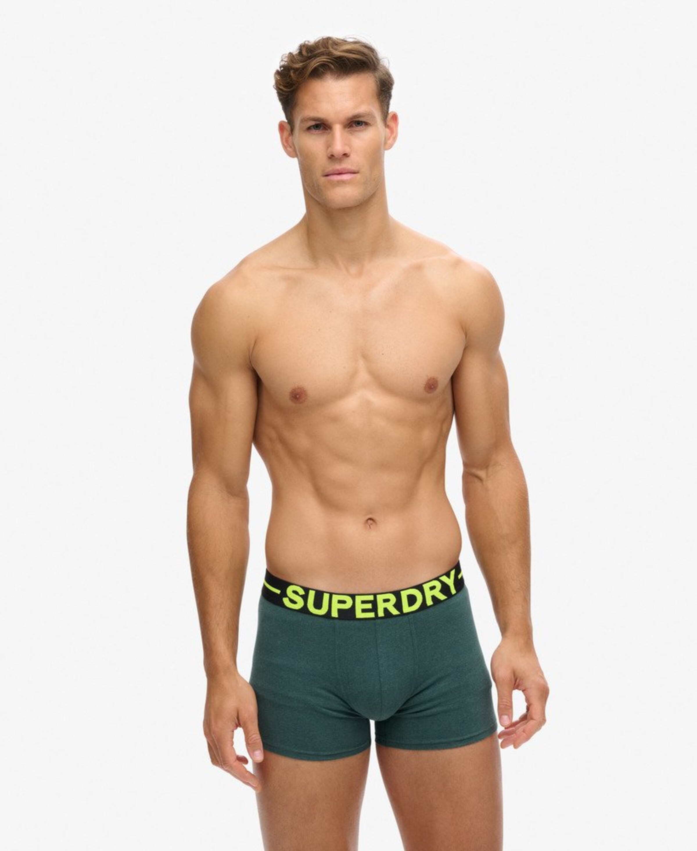Superdry Boxer shorts in Green: front