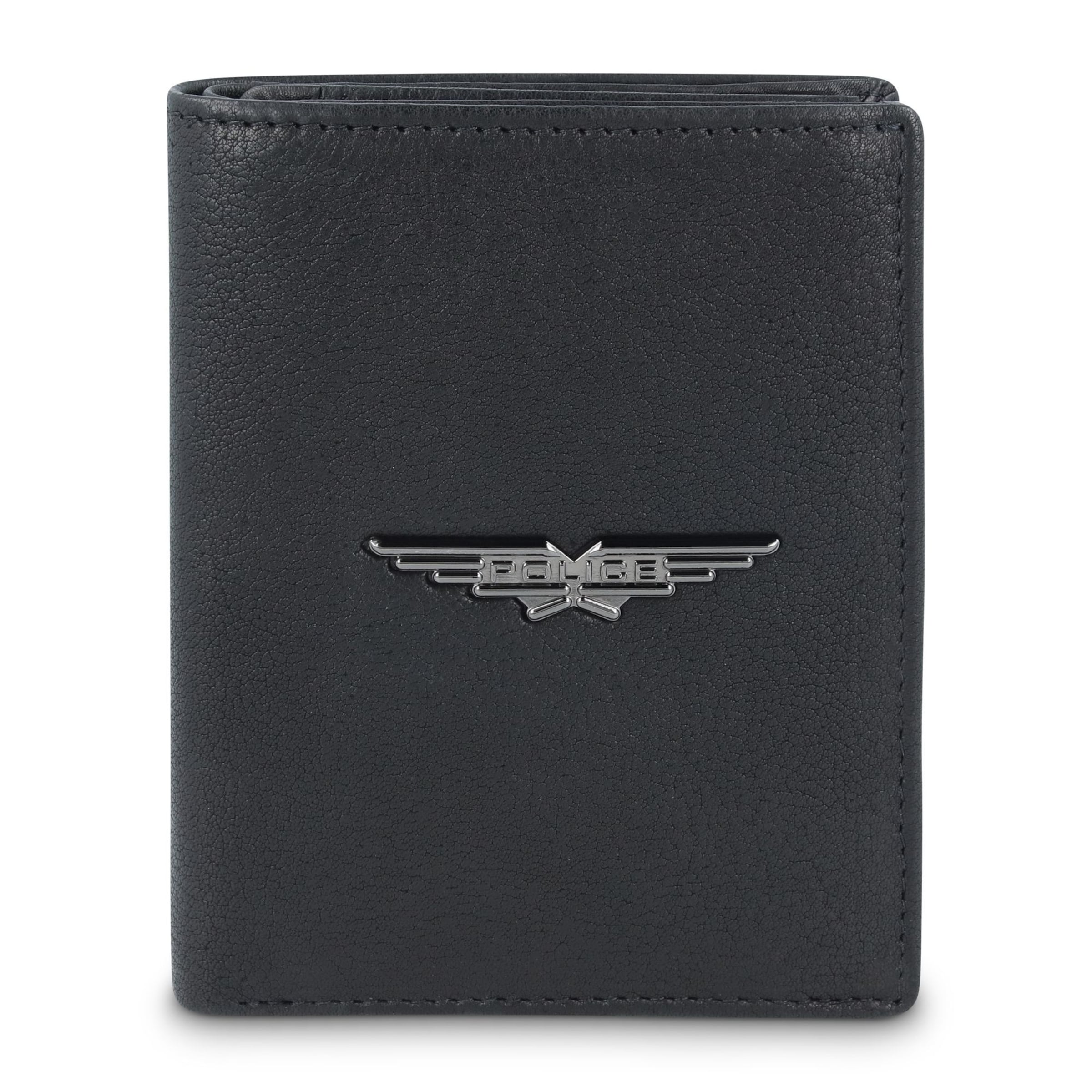 POLICE Wallet in Black: front