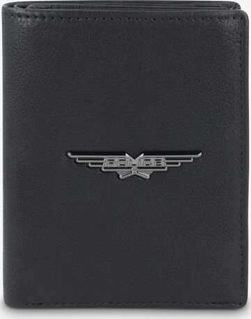 POLICE Wallet in Black: front