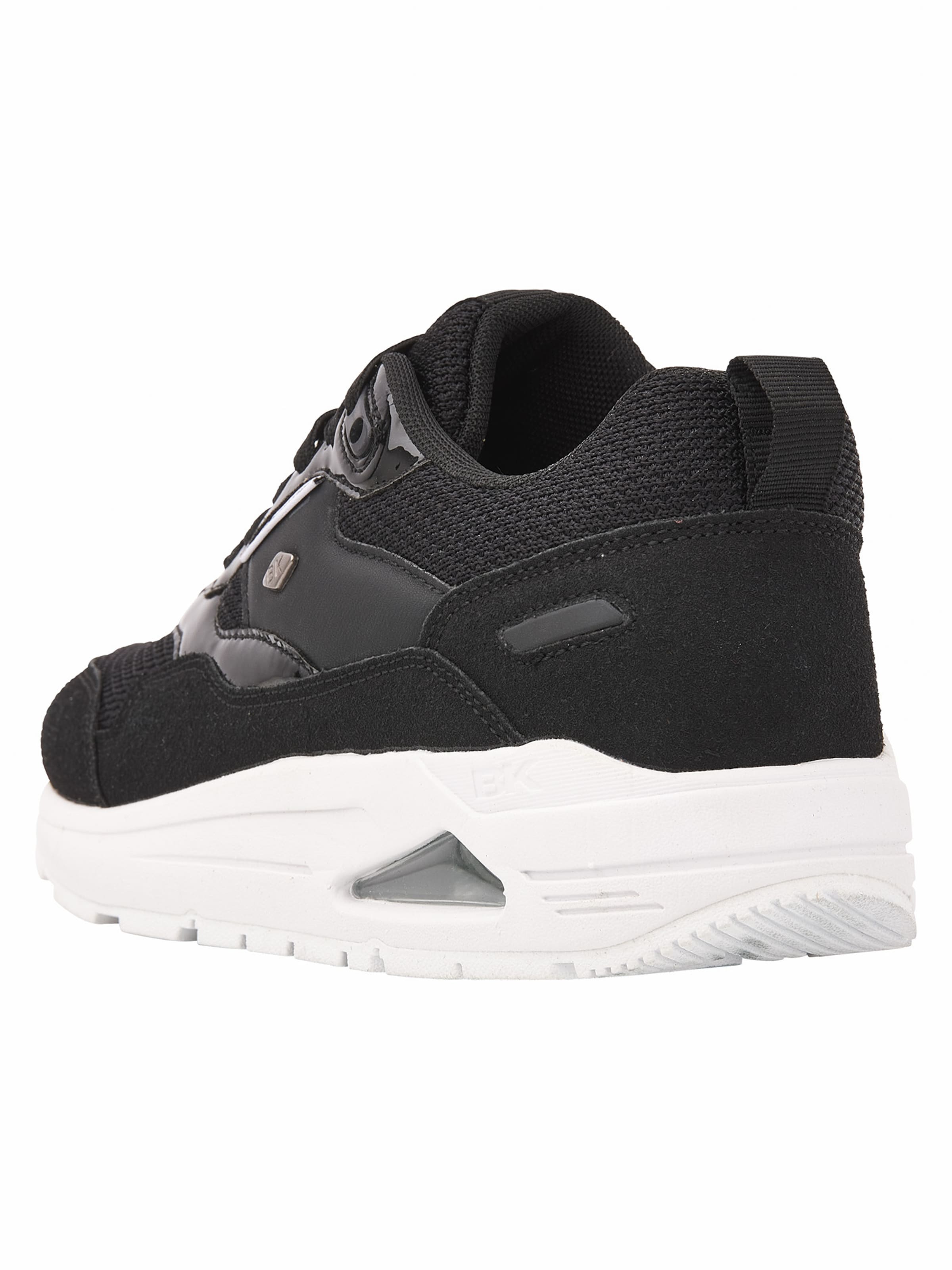 BRITISH KNIGHTS Sneakers laag ' LENNOX ' in Zwart: terug