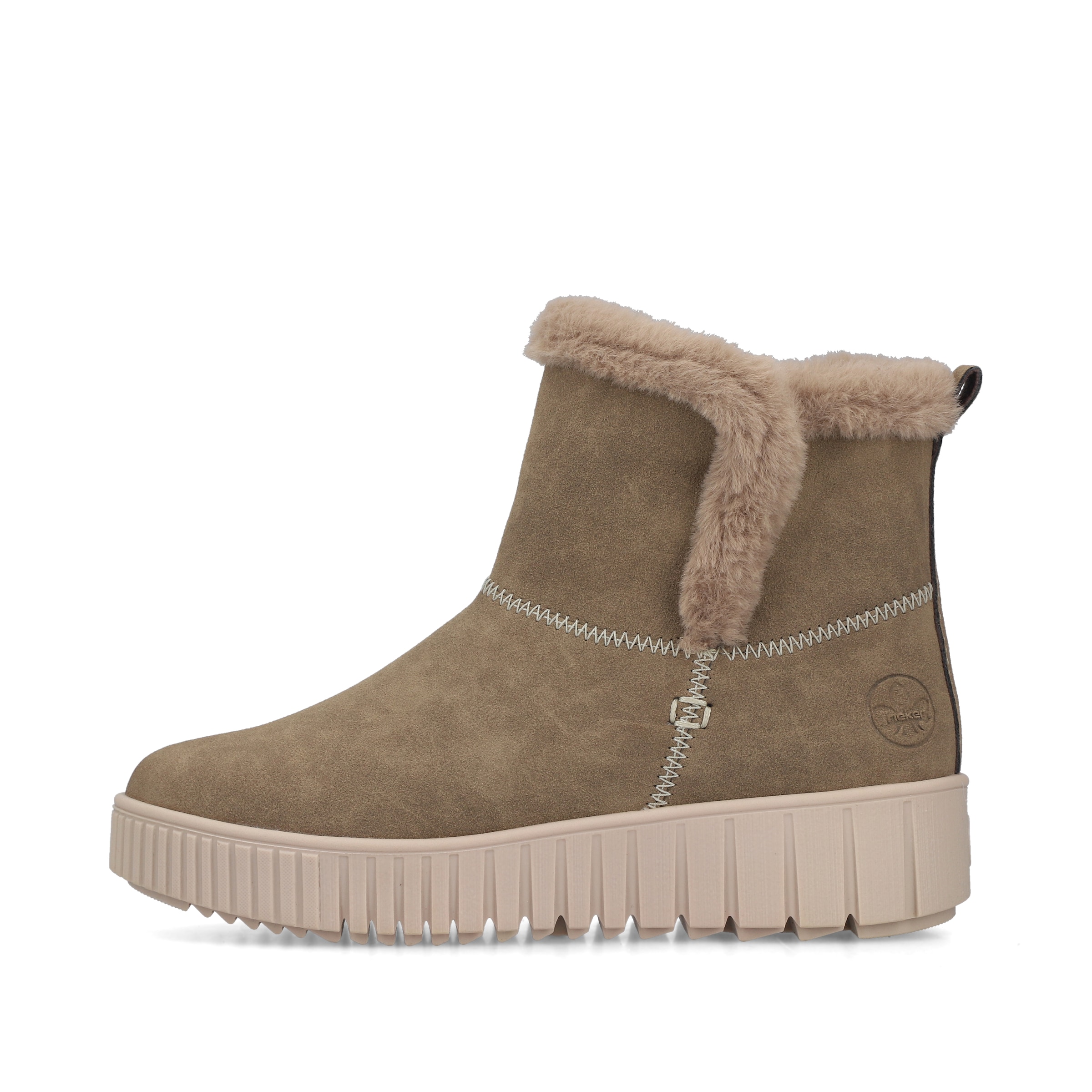 Boots 'Y6152' Rieker en beige