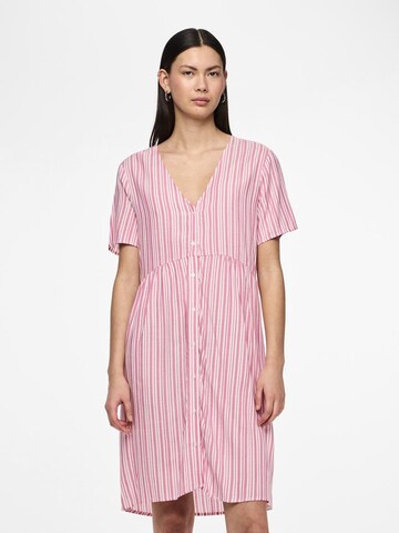 PIECES - Vestido camisero 'ALVINA' en rosa: frente