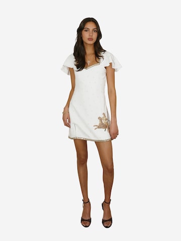 Laura Slings - Vestido de gala 'The Mystiques' en blanco