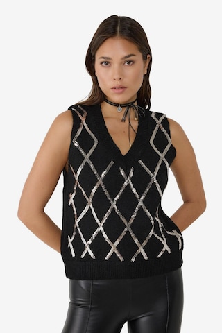 No Matter What Pullunder in Schwarz: Vorderseite