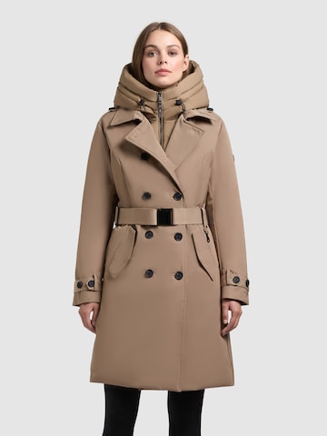 Cappotto di mezza stagione 'Gora' di khujo in beige: frontale