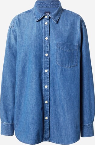 GAP Blouse 'WARNER' in Blue: front