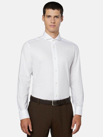 Boggi Milano Regular fit Business Shirt 'Napoli' in White: front
