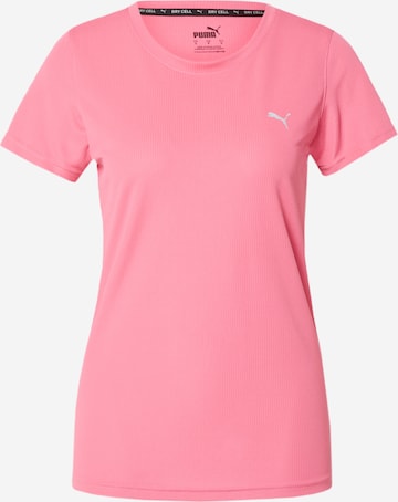 T-shirt fonctionnel PUMA en rose : devant