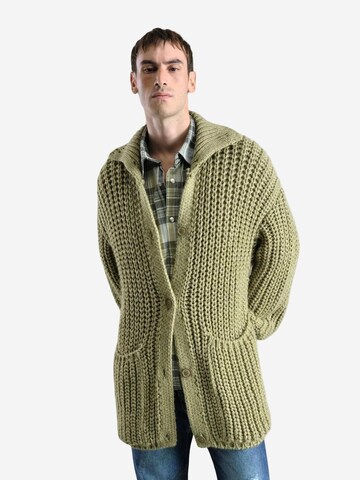 Giesto Knit cardigan in Green