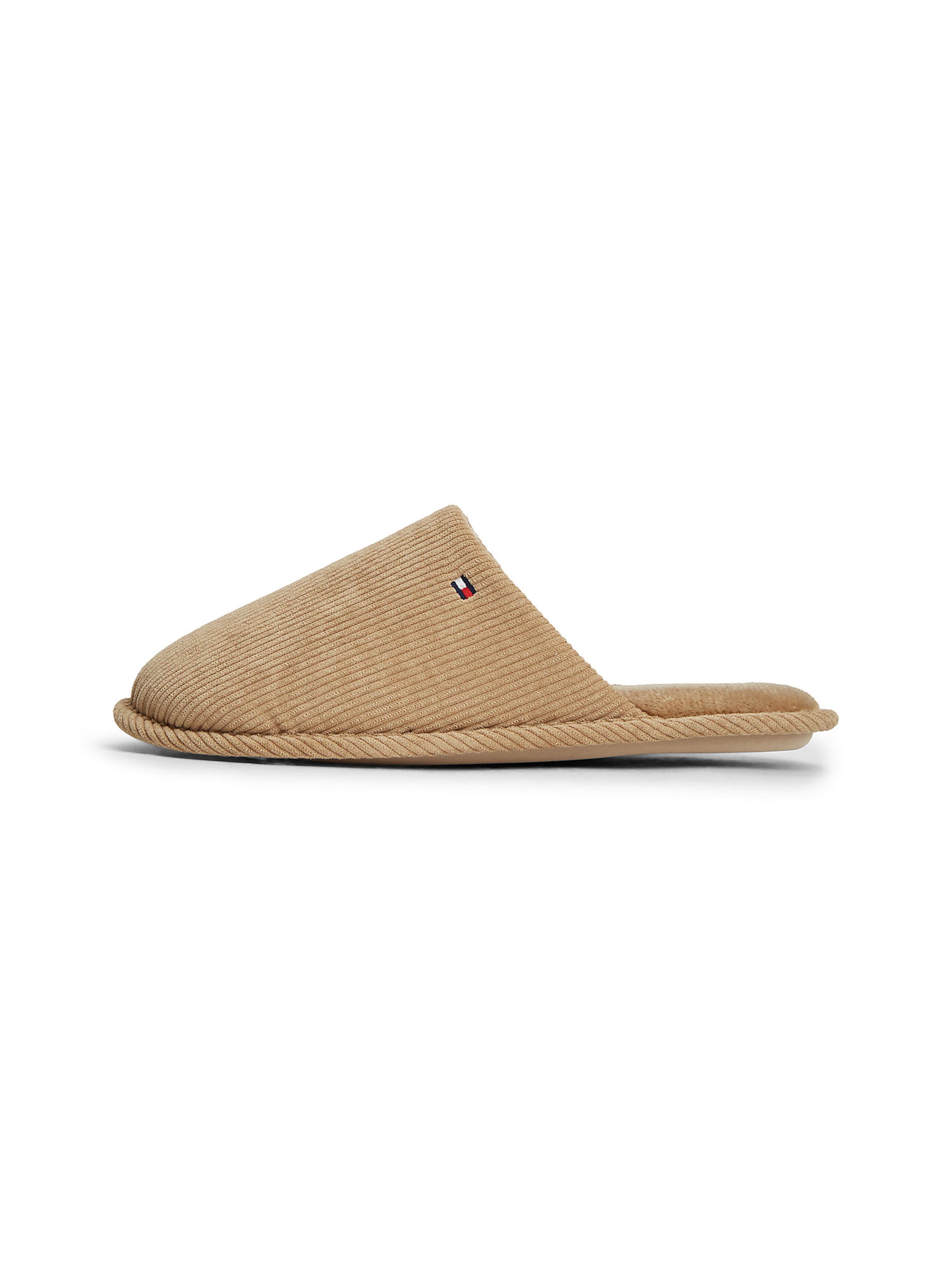 TOMMY HILFIGER Hausschuh in Braun: Vorderseite