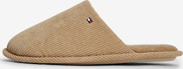 TOMMY HILFIGER Slipper in Brown: front