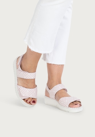VITAFORM Sandals in Pink: front
