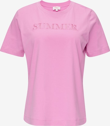 s.Oliver Shirt in Pink: Vorderseite