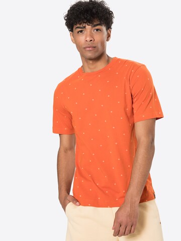 T-Shirt SCOTCH & SODA en orange : devant